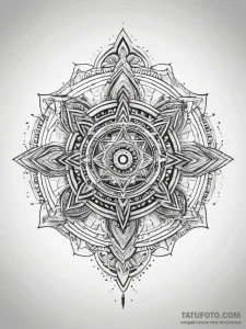 Tattoo sketch an amulet, concept art for tatt... - эскиз тату (№1757429440_0, 09.09.2025 14:50) — Tatufoto.com