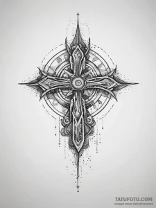 Tattoo sketch cosmic being, ink illustration... - эскиз тату (№1757432015_0, 09.09.2025 15:33) — Tatufoto.com