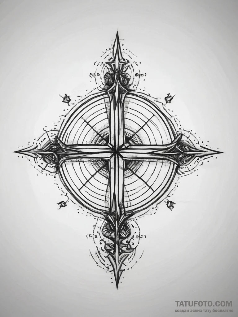 Tattoo sketch alchemical symbols, artistic ta... - эскиз тату (№1757432404_0, 09.09.2025 15:40) — Tatufoto.com