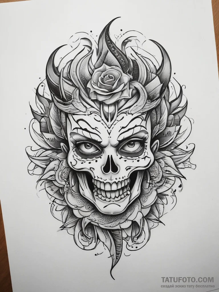 Tattoo sketch card making a stamp, tattoo lin... - эскиз тату (№1757432800_0, 09.09.2025 15:46) — Tatufoto.com
