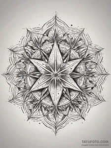 Tattoo sketch star of bethlehem, tattoo line... - эскиз тату (№1757435541_0, 09.09.2025 16:32) — Tatufoto.com