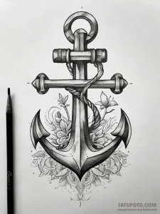 Tattoo sketch anchor tattoo, tattoo sketch de... - эскиз тату (№1757439457_0, 09.09.2025 17:37) — Tatufoto.com