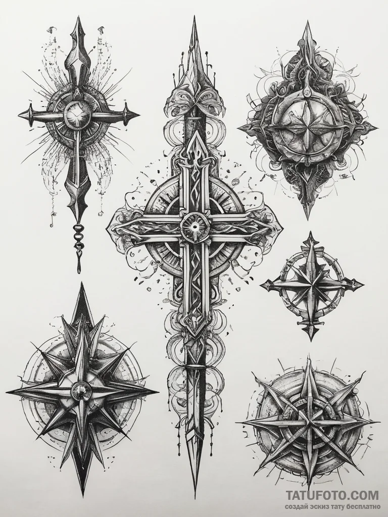 Tattoo sketch spire, tattoo flash sheet desig... - эскиз тату (№1757440242_0, 09.09.2025 17:50) — Tatufoto.com