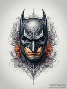 Tattoo sketch the dark knight batman, artisti... - эскиз тату (№1757440629_0, 09.09.2025 17:57) — Tatufoto.com