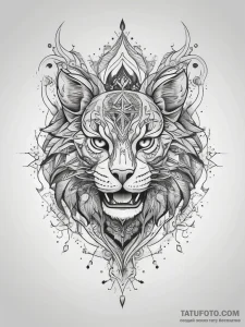 Tattoo sketch a symbolic object, tattoo flash... - эскиз тату (№1757443765_0, 09.09.2025 18:49) — Tatufoto.com