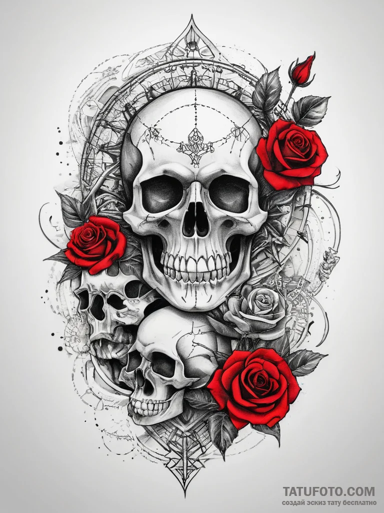 Tattoo sketch cosmic portrayal, artistic tatt... - эскиз тату (№1757449836_0, 09.09.2025 20:30) — Tatufoto.com
