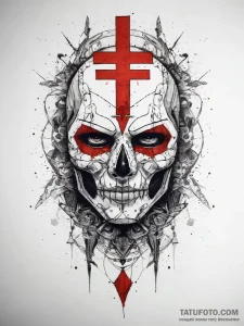 Tattoo sketch mask, tattoo sketch design, tra... - эскиз тату (№1757450030_0, 09.09.2025 20:33) — Tatufoto.com