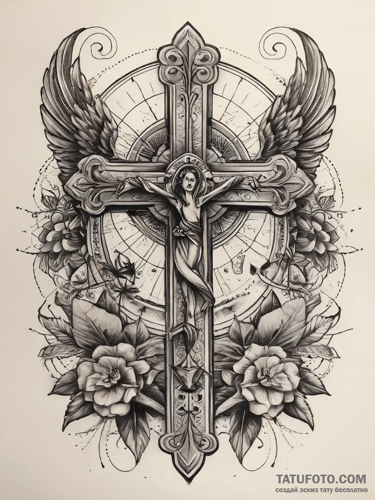 Tattoo sketch fake, tattoo flash sheet design... - эскиз тату (№1757450417_0, 09.09.2025 20:40) — Tatufoto.com