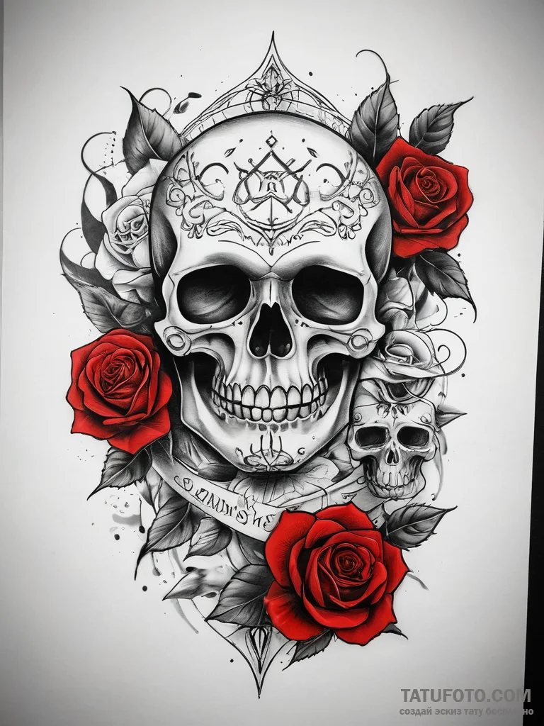 Tattoo sketch calm, concept art for tattoo, c... - эскиз тату (№1757454980_0, 09.09.2025 21:56) — Tatufoto.com