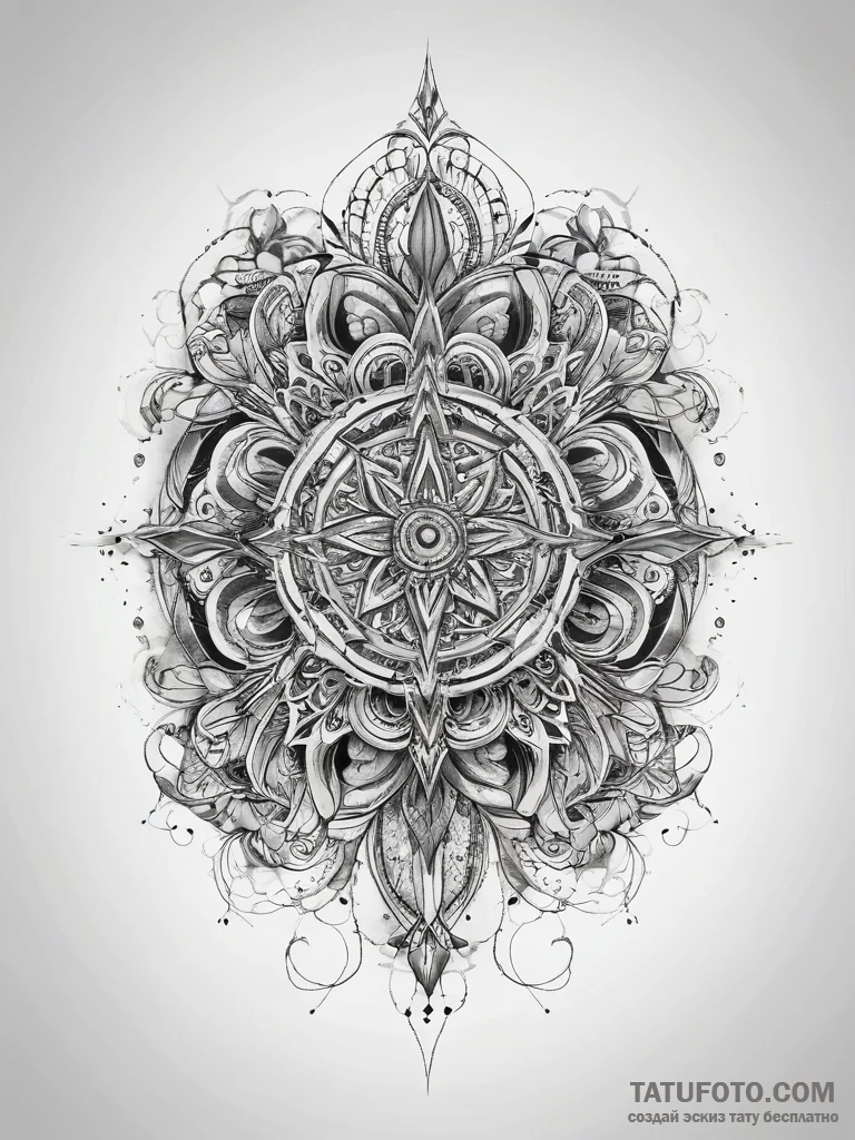 Tattoo sketch spiritual ink, ink illustration... - эскиз тату (№1757464728_0, 10.09.2025 00:38) — Tatufoto.com