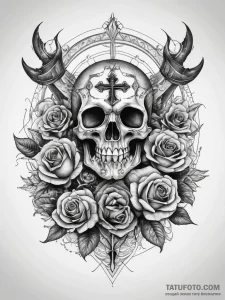 Tattoo sketch sacred story, tattoo drawing ou... - эскиз тату (№1757468285_0, 10.09.2025 01:38) — Tatufoto.com