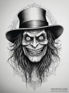 Tattoo sketch the babadook monster, tattoo dr... - эскиз тату (№1757506925_0, 10.09.2025 12:22) — Tatufoto.com
