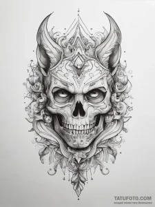 Tattoo sketch brown - эскиз тату (№1757515957_0, 10.09.2025 14:52) — Tatufoto.com