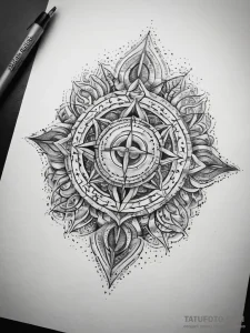 Tattoo sketch sacred identity, tattoo line ar... - эскиз тату (№1757516348_0, 10.09.2025 14:59) — Tatufoto.com