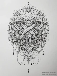 Tattoo sketch knot, tattoo drawing outline, o... - эскиз тату (№1757516747_0, 10.09.2025 15:05) — Tatufoto.com