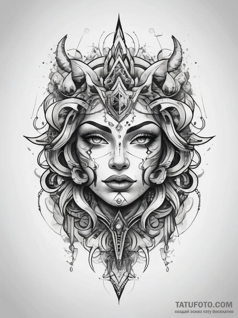 Tattoo sketch aura, concept art for tattoo, n... - эскиз тату (№1757517934_0, 10.09.2025 15:25) — Tatufoto.com