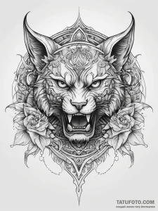 Tattoo sketch a symbolic object - эскиз тату (№1757521308_0, 10.09.2025 16:21) — Tatufoto.com