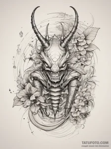 Tattoo sketch assassin bug, tattoo sketch des... - эскиз тату (№1757523648_0, 10.09.2025 17:00) — Tatufoto.com