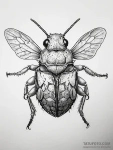 Tattoo sketch ambush bug - эскиз тату (№1757524234_0, 10.09.2025 17:10) — Tatufoto.com