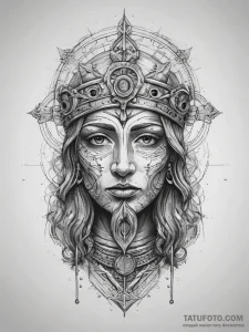 Tattoo sketch holy land, tattoo drawing outli... - эскиз тату (№1757525407_0, 10.09.2025 17:30) — Tatufoto.com