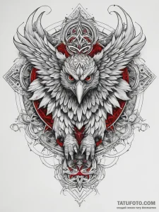 Tattoo sketch griffin landing, tattoo sketch... - эскиз тату (№1757526186_0, 10.09.2025 17:43) — Tatufoto.com