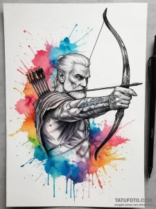 Tattoo sketch alyosha popovich, the epic hero… — эскиз тату (№1757531062_0, 10.09.2025 19:04) — Tatufoto.com
