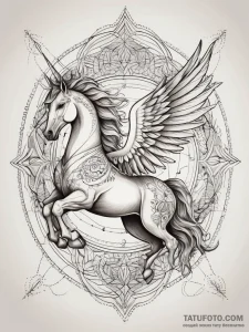 Tattoo sketch pegasus tattoo, tattoo line art… — эскиз тату (№1757531260_0, 10.09.2025 19:07) — Tatufoto.com