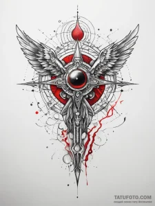 Tattoo sketch cosmic plane, ink illustration… — эскиз тату (№1757531454_0, 10.09.2025 19:10) — Tatufoto.com