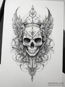 Tattoo sketch mirage — эскиз тату (№1757531648_0, 10.09.2025 19:14) — Tatufoto.com