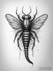 Tattoo sketch centipede, tattoo sketch design… — эскиз тату (№1757532038_0, 10.09.2025 19:20) — Tatufoto.com