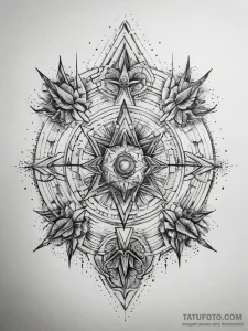 Tattoo sketch cosmic existence, tattoo sketch... - эскиз тату (№1757539006_0, 10.09.2025 21:16) — Tatufoto.com