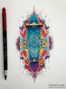 Tattoo sketch skate, tattoo drawing outline,... - эскиз тату (№1757540554_0, 10.09.2025 21:42) — Tatufoto.com