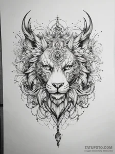 Tattoo sketch gold - эскиз тату (№1757540940_0, 10.09.2025 21:49) — Tatufoto.com