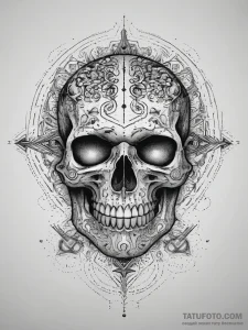 Tattoo sketch hieroglyphic symbol for "mind"... - эскиз тату (№1757544812_0, 10.09.2025 22:53) — Tatufoto.com