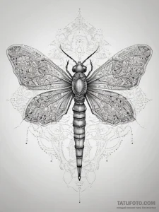 Tattoo sketch dobsonfly, tattoo drawing outli... - эскиз тату (№1757546551_0, 10.09.2025 23:22) — Tatufoto.com