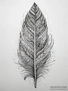 Tattoo sketch forrest gump feather, tattoo li... - эскиз тату (№1757547902_0, 10.09.2025 23:45) — Tatufoto.com