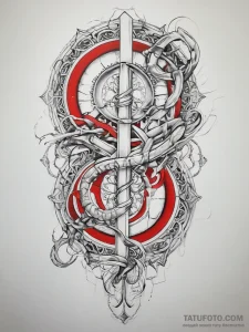 Tattoo sketch broken chain, tattoo sketch des... - эскиз тату (№1757550219_0, 11.09.2025 00:23) — Tatufoto.com