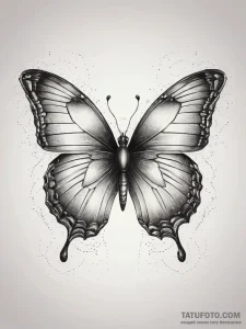 Tattoo sketch cosmic butterfly, tattoo line a... - эскиз тату (№1757553117_0, 11.09.2025 01:11) — Tatufoto.com