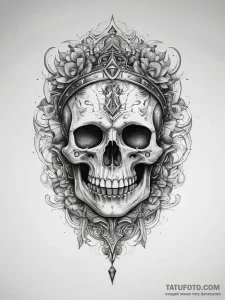 Tattoo sketch fortress - эскиз тату (№1757557580_0, 11.09.2025 02:26) — Tatufoto.com