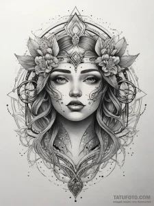 Tattoo sketch gold, artistic tattoo sketch, d... - эскиз тату (№1757560497_0, 11.09.2025 03:14) — Tatufoto.com