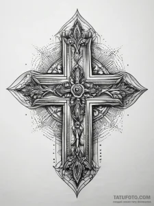 Tattoo sketch a symbolic emotion, artistic ta... - эскиз тату (№1757561667_0, 11.09.2025 03:34) — Tatufoto.com