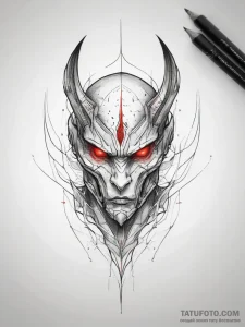 Tattoo sketch sci-fi creature, concept art fo... - эскиз тату (№1757563230_0, 11.09.2025 04:00) — Tatufoto.com