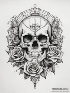 Tattoo sketch rope, tattoo line art, on a cle... - эскиз тату (№1757563816_0, 11.09.2025 04:10) — Tatufoto.com