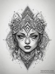 Tattoo sketch reality, ink illustration for t... - эскиз тату (№1757569266_0, 11.09.2025 05:41) — Tatufoto.com