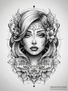 Tattoo sketch light, artistic tattoo sketch,... - эскиз тату (№1757574322_0, 11.09.2025 07:05) — Tatufoto.com