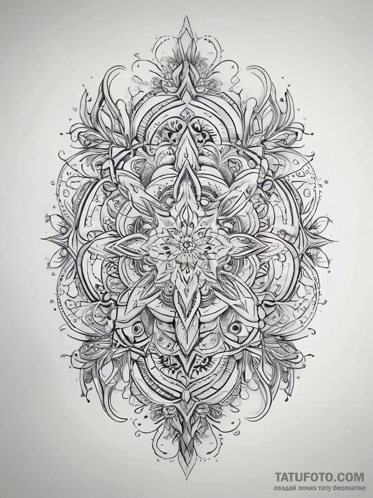 Tattoo sketch magic from a hand, tattoo drawi... - эскиз тату (№1757575683_0, 11.09.2025 07:28) — Tatufoto.com