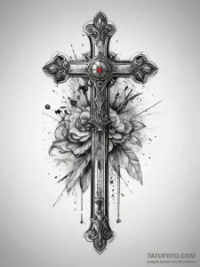 Tattoo sketch scepter, tattoo line art, black... - эскиз тату (№1757576074_0, 11.09.2025 07:34) — Tatufoto.com