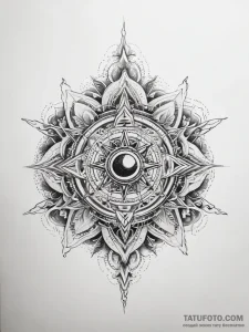 Tattoo sketch spiritual essence - эскиз тату (№1757579374_0, 11.09.2025 08:29) — Tatufoto.com