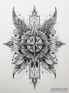 Tattoo sketch stars tattoo, tattoo flash shee... - эскиз тату (№1757581326_0, 11.09.2025 09:02) — Tatufoto.com