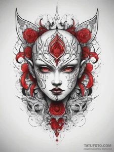 Tattoo sketch spirit, concept art for tattoo,... - эскиз тату (№1757584811_0, 11.09.2025 10:00) — Tatufoto.com